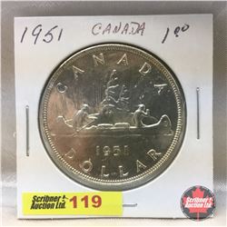 Canada Silver Dollar 1951