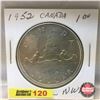 Image 1 : Canada Silver Dollar 1952 NWL