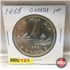 Image 1 : Canada Silver Dollar 1955