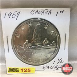 Canada Silver Dollar 1957 (One WL)