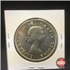 Image 2 : Canada Silver Dollar 1957 (One WL)