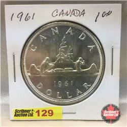 Canada Silver Dollar 1961