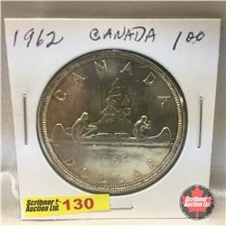 Canada Silver Dollar 1962