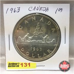 Canada Silver Dollar 1963