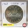 Image 1 : Canada Silver Dollar 1963