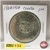 Image 1 : Canada Silver Dollar 1864-1964