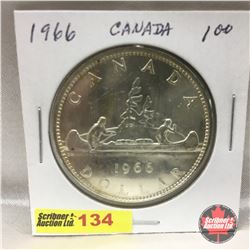 Canada Silver Dollar 1966