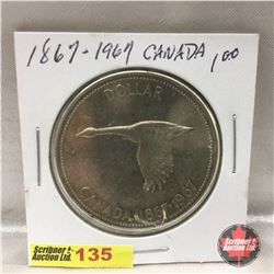 Canada Silver Dollar 1867-1967