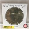 Image 1 : Canada Silver Dollar 1867-1967