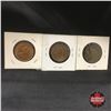 Image 2 : Great Britain Penny - Strip of 3: 1918; 1959; 1966