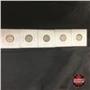 Image 2 : US Ten Cent - Strip of 5: 1960D; 1961D; 1962D; 1963D; 1964
