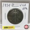 Image 1 : US Fifty Cent 1939S