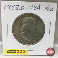 US Fifty Cent 1953D