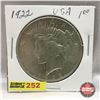 Image 1 : US Peace Dollar 1922