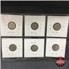 Image 2 : Canada Five Cent - Sheet of 6: 1914; 1916; 1917; 1918; 1919; 1920