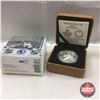 Image 1 : RCM 2015 NHL Eddie Giacomin $10 Fine Silver Coin