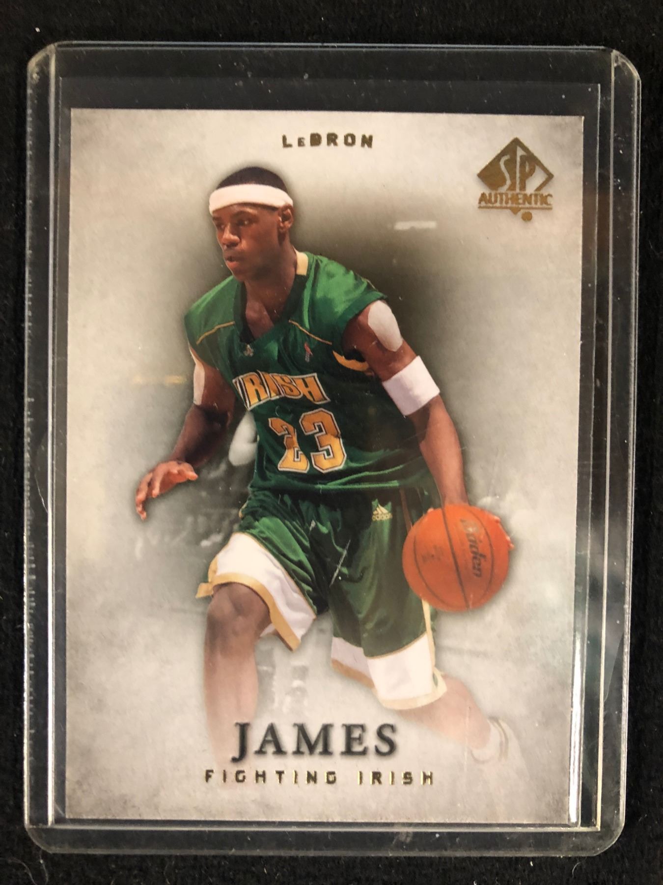 Lebron James Sp Authentic Fighting Irish High School