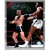 Image 1 : George Chuvalo Autographed Boxing Championship Fight vs Muhammad Ali 8x10 Photo