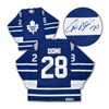 Image 1 : Tie Domi Toronto Maple Leafs Autographed Retro CCM Hockey Jersey AJ SPORTS