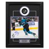 Image 1 : Brent Burns San Jose Sharks Autographed Slapshot 23x19 Puck Frame ( AJ SPORTS COA)