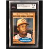 Image 1 : 1962 TOPPS #396 FRANK ROBINSON ALL-STAR (7.5 NM+) KSA GRADED