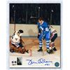 Image 1 : Terry Clancy Toronto Maple Leafs Autographed Hockey Action 8x10 Photo ( AJ SPORTS COA)