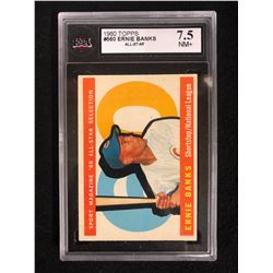 1960 TOPPS #560 ERNIE BANKS ALL-STAR (7.5 NM+) KSA GRADED