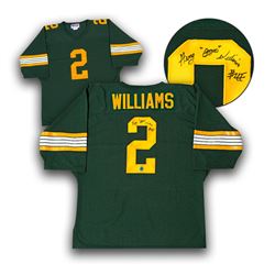 Gizmo Williams Edmonton Eskimos Autographed Custom CFL Football Jersey ( AJ SPORTS COA)