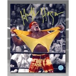 Hulk Hogan WWE Autographed Hulkamania Spotlight Wrestling 8x10 Photo ( AJ SPORTS COA)