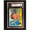 Image 1 : 1960 TOPPS #445 WARREN SPAHN (6 ENM) KSA GRADED