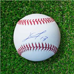 Lourdes Gurriel Jr Autographed MLB Official Major League Baseball  ( AJ SPORTS COA)