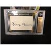Image 2 : RARE 2010 RAZOR CUT SIGNATURE GEORGE BURNS AUTOGRAPH CARD WITH FIGURE NUMBERED #1 /18000