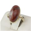 Image 1 : 14K Yellow Gold Agate Stone Ring