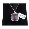 Image 1 : Ruby Slice And Diamond Gold Necklace