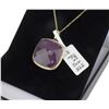Image 2 : Ruby Slice And Diamond Gold Necklace