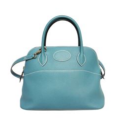 Hermes boiled 31 Blue Jean bag 2-WAY Blue Jean Silver bracket triyoncremans