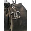 Image 5 : Chanel Black Silk Drawstring Shoulder Bag