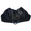 Image 6 : Chanel Black Silk Drawstring Shoulder Bag