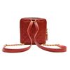 Image 6 : Chanel red caviar vintage backpack