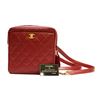 Image 9 : Chanel red caviar vintage backpack