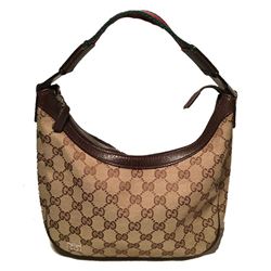 RARE Gucci Monogram Canvas Mini Handbag
