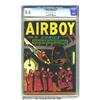 Image 1 : Airboy Comics V3#5 (Hillman, Fall 1946) CGC VF 8.0 Cream to off-white pages.