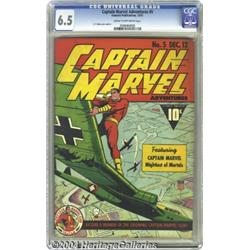 Captain Marvel Adventures #5 (Fawcett, 1941) CGC FN+ 6.5 Cream to off-white pages.