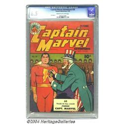 Captain Marvel Adventures #28 (Fawcett, 1943) CGC FN+ 6.5 Cream to off-white pages.