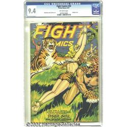 Fight Comics #50 (Fiction House, 1947) CGC NM 9.4 Off-white pages.