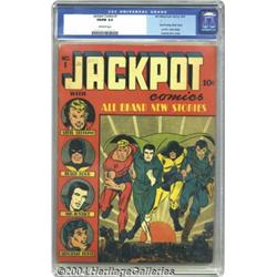 Jackpot Comics #1 (MLJ, 1941) CGC VG/FN 5.0 Off-white pages.