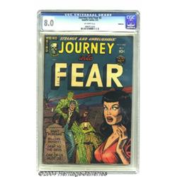 Journey Into Fear #2 Bethlehem pedigree (Superior, 1951) CGC VF 8.0 Off-white pages.