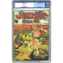 Jungle Comics #8 (Fiction House, 1940) CGC VF- 7.5 Off-white pages.