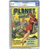 Image 1 : Planet Comics #57 (Fiction House, 1948) CGC VF 8.0 Cream to off-white pages.