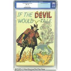 If the Devil Would Talk #nn (Impact, 1958) CGC NM- 9.2 Off-white to white pages.